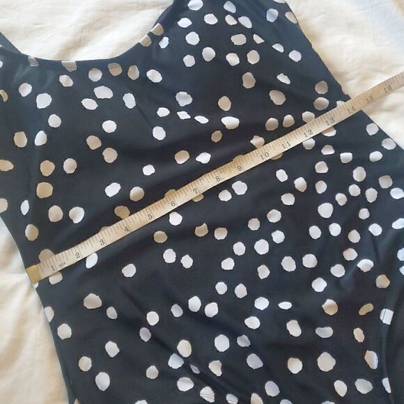 Kona Sol Black Polkadot Swimsuit M - Picture 6 of 12